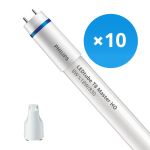 Mehrfachpackung 10x Philips LED Röhre T8 MASTER (EM/Mains) High Output 8W 1000lm - 830 Warmweiß | 60cm - Ersatz für 18W
