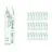 Mehrfachpackung 25x Osram L 58W 830 Lumilux | 150cm - Warmweiß